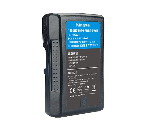 KingMa 6600mAh 95Wh Rechargeable V-Lock V Mount Li-ion Battery for Sony Video Cameras Camcorders  and LED Light Panel