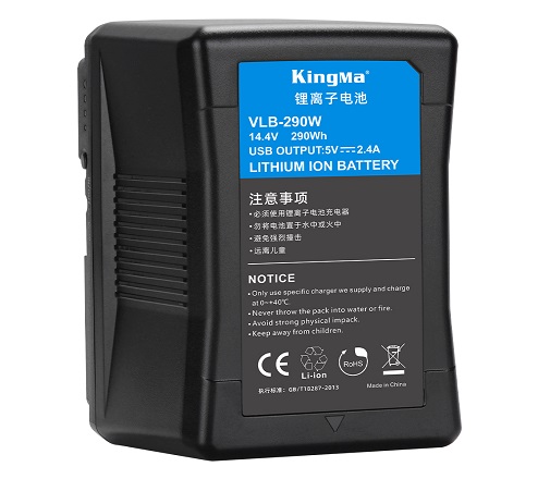 KingMa 290Wh 20000mAh V-Lock V Mount Rechargeable Lithium-ion Battery With USB output For Photography Light
