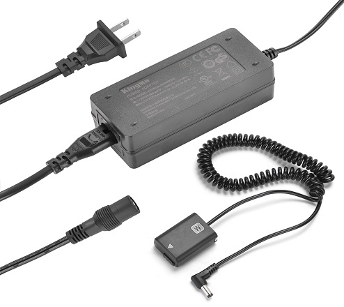 KingMa NP-FW50 Dummy Battery kit Fast Charger With AC Power Supply Adapter For Sony camera