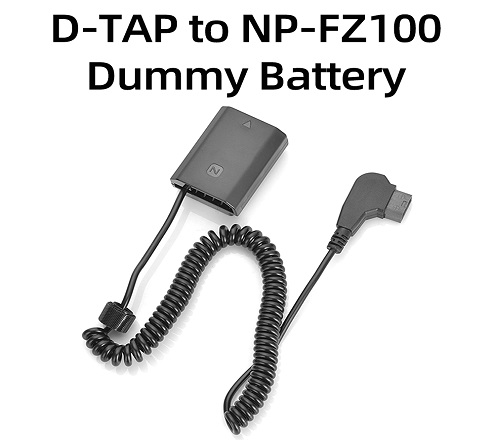 KingMa D-TAP NP-FZ100 Dummy Battery for Sony A7M3, A7R3, A9, A7RM3