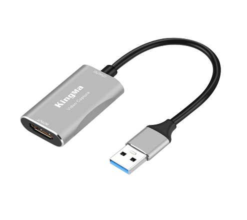 KingMa HDMI to USB-A 3.0 Video Capture Card 4K 1080p Device for Gaming Streaming Video Conference or Live Broadcasting Compatible