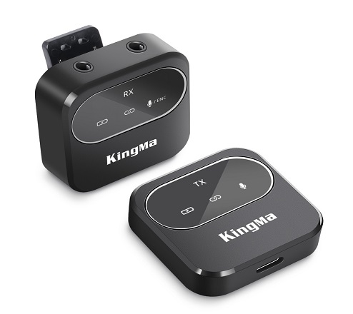 KingMa Wireless Lavalier intelligent noise reduction stable signal Microphone For live stream