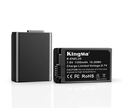 KingMa EN-EL25 Rechargeable Digital Battery ENEL25 Digital Batteries for Nikon Z30 Z50 ZFC