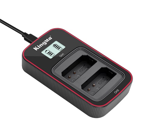 KingMa LCD Dual Charger for LP-E10