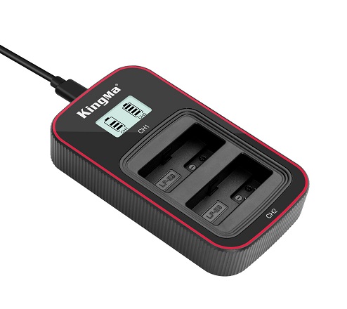 KingMa LCD Dual Charger for LP-E8