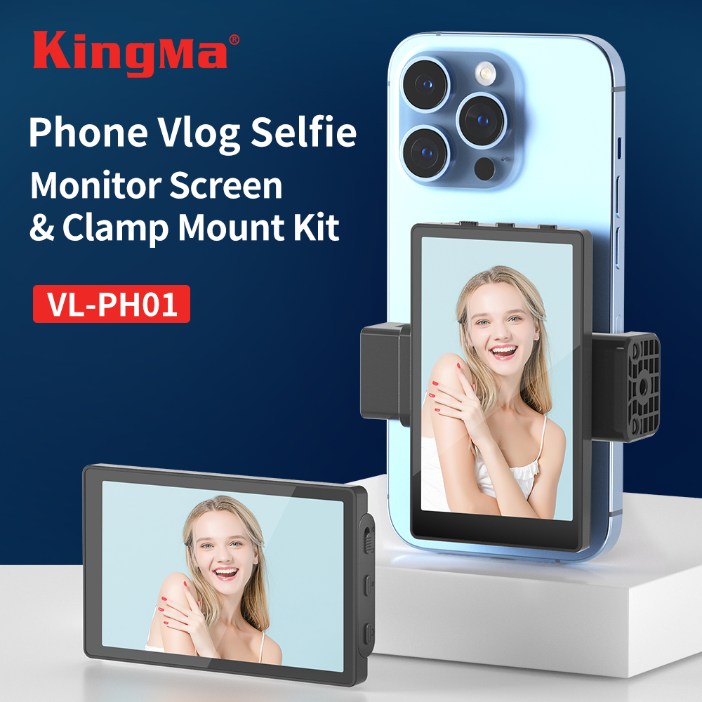 KingMa Phone Vlog Selfie Monitor Screen for iPhone