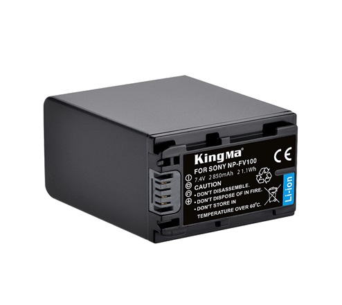 KingMa NP-FV100 Camera Battery for Sony DCR-SR68, DCR-SX83 