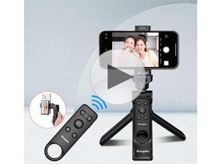 KingMa Detachable Bluetooth Vlogging Tripod Grip for iPhone with Lens Zooming and Camera Switching Function